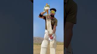 Willage Sports Hard Plastic Bat Performance Test in Ground With Leather Ball cricket shorts test [upl. by Yendis]