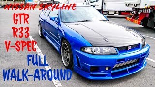 Nissan Skyline GTR R33 VSpec JDM EXPO [upl. by Rodd]