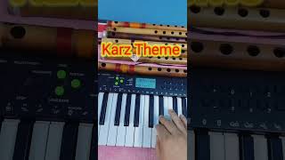 Karz Theme Piano Music ll karzthemekarzmusicsong [upl. by Udell771]