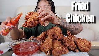 FRIED CHICKEN AND SWEET amp SOUR SAUCE CHEFETTE MUKBANG [upl. by Anitroc]