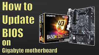 How to update BIOS on Gigabyte motherboard using QFlash [upl. by Lertnom]