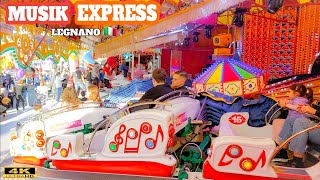 MUSIK EXPRESS Rides  Giostre 2024 🇮🇹 Legnano Lunapark 4K [upl. by Nnylsoj768]