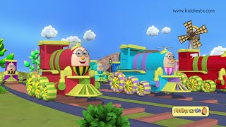 Dus Chotte Train  Ten Little Trains Hindi  Humpty the Train Hindi Videos amp Songs [upl. by Nodgnal]