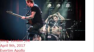 Sting London UK quotEventim Apolloquot 04092017 FULL AUDIO SHOW [upl. by Larrej]