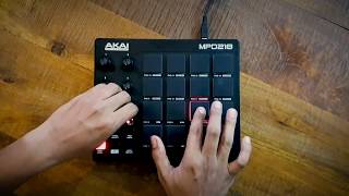 AKAI MPD218 Performance  Isyraf  Regulate [upl. by Halbert473]