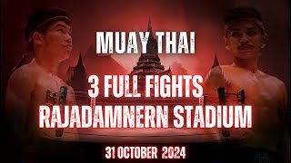 3 TOP Muay Thai Fights Of 2024 At Rajadamnern Stadium [upl. by Asenav]