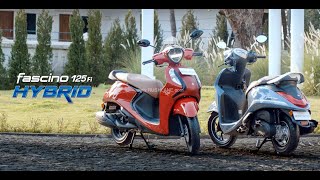 2021 Yamaha Fascino Hybrid Powered Scooter [upl. by Felix]