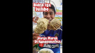 BAKSO IGA JUMBO MURAH DI GOWA  WAROENG FAVORITEE kuliner kulinermakassar darnocappo bakso [upl. by Enelhtak692]