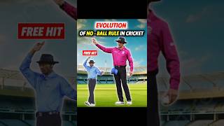 Evolution of No  Ball Rule in Cricket 🔥 [upl. by Carmina]