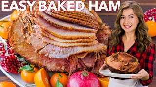 Baked Ham with Brown Sugar Apricot Honey Glaze [upl. by Yasmeen]