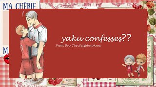 Yaku confesses 11 Haikyuu texts  levyaku  pretty boy by the neighbourhood [upl. by Nnylhsa]