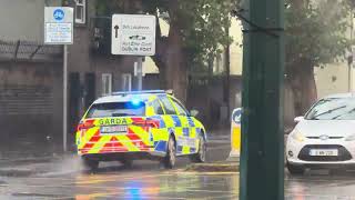 Garda responding on North Circular Road in Dublin [upl. by Ahsenak]