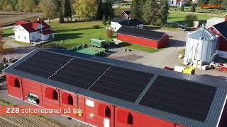 Solceller på Brandvold gård [upl. by Nevile]