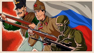 Evolution of Soviet amp Russian Army Uniforms  Animated History [upl. by Rusell]