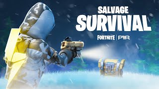 NEW Fortnite Survival Map  Salvage Survival [upl. by Sucramel67]