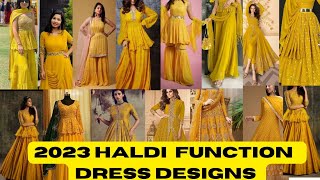 ❤️❤️Haldi Function Dress Designs IdeasLatest haldi dress design2023 party wears dress design [upl. by Barrie174]