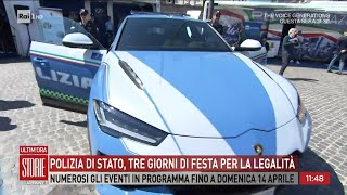 Polizia di stato tre giorni di festa per la legalità  Storie italiane 12042024 [upl. by Wallack237]