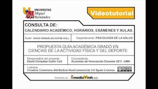 CONSULTA DE CALENDARIO ACADÉMICO HORARIOS EXÁMENES Y AULAS [upl. by Lorianne]