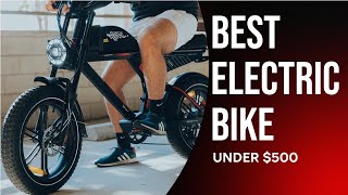 Top 5 Best Electric Bikes Under 500 in 2024  Best Budget EBikes on Amazon [upl. by Aitercul322]