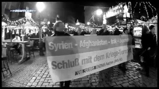 NSC 60 Aachen Demonstration gegen den BundeswehrEinsatz in Syrien [upl. by Renault]