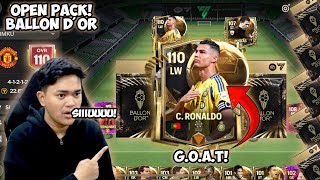 BLACK FRIDAY amp BALLON DOR OPEN PACK TOP UP 3 JUTA DEMI CRISTIANO RONALDO OVR 110 EA FC MOBILE 25 [upl. by Willem892]