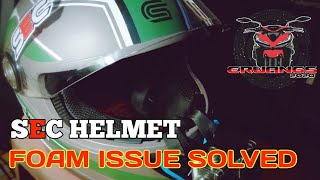 SEC HELMET DIY REPAIR  SOLUTION SA MALUWAG NA HELMET [upl. by Ylagam225]