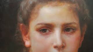 Bouguereau painitngDetailReproduction [upl. by Neehahs]