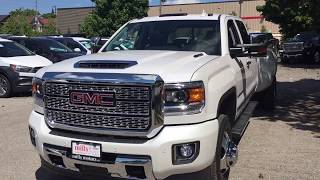 2019 GMC Sierra 3500HD Denali 4WD Dually 5th Wheel Gooseneck Prep Oshawa ON Stock 190006 [upl. by Elyse]