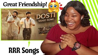 Dosti Full Video Song Reaction Telugu  RRR  NTRRam Charan  MM Keeravaani  SS Rajamouli [upl. by Dannie]