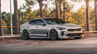 2018 Twin Turbo Kia Stinger GT1  Highway Cruise 4k Cinematic [upl. by Essam]