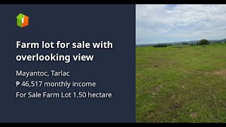 Farm lot for sale with overlooking view [upl. by Monie]