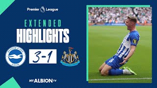 Extended PL Highlights Brighton 3 Newcastle 1 [upl. by Rostand819]