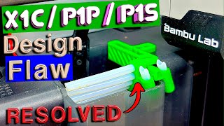 Fixing the X1 and P1 Defective Nozzle Wiper BambuLab [upl. by Ahseki]