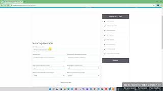 How To Generator Meta Tag For WordPress [upl. by Lehsar]