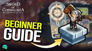 Sword of Convallaria SPIRAL OF DESTINIES BEGINNER GUIDE [upl. by Ecinwahs]