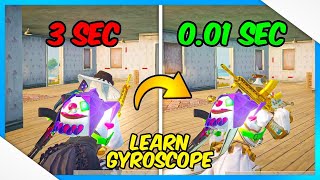 HOW TO LEARN GYROSCOPE QUICKLY IN 1 DAY FOR CLOSE RANGE  BGMIPUBG MOBILE GUIDE [upl. by Harcourt814]