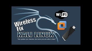 Kali Linux wifi not working fix 2018 [upl. by Eissirc97]