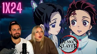 SHINOBU OPENS UP 247 TOTAL CONCENTRATION  Demon Slayer 1x24  Rehabilitation Training Reaction [upl. by Niwred]