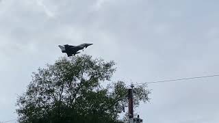 RAF Eurofighter Typhoon FGR4 Landing at Charleston International Airport2524 [upl. by Sigismondo]