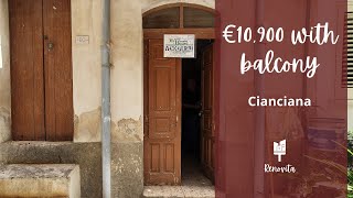 SOLD  €10900 House in Cianciana Sicily [upl. by Ettenawtna]