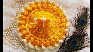 Basant Panchami Special Crochet Dress for Kanhaji  Bal Gopal  Laddu Gopal 0 1 2 3 no [upl. by Barger492]