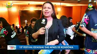 DÉCIMO SEGUNDO FESTIVAL ESTADUAL DAS APAES DE RONDÔNIA  NOSSA ARTE 2024 [upl. by Asaph]