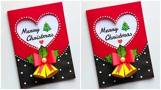 Christmas greeting card ideas 2022  DIY Christmas card  Easy and Beautiful Christmas card making [upl. by Arika]