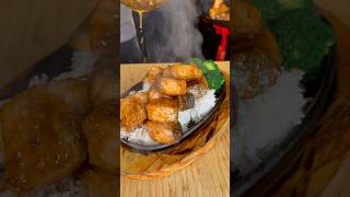 SIZZLING CRISPY SALMON BITES SHORTS WOK [upl. by Aikemat]