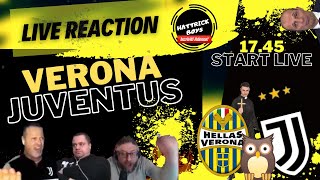 VERONA JUVENTUS LIVE REACTION [upl. by Atnauq]