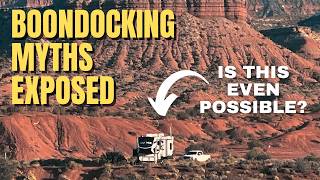 RV Living 7 Misconceptions About Boondocking Off Grid with No Hookups [upl. by Volnak]