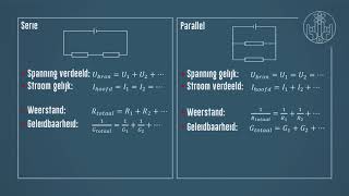 Elektriciteit 23 Samenvatting serie en parallel [upl. by Nerissa26]