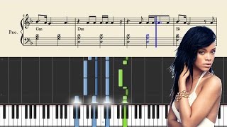 Rihanna  Sledgehammer Star Trek Beyond  Piano Tutorial  Sheets [upl. by Sternlight131]