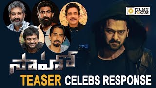 Saaho Teaser Celebrity Response  Prabhas Shraddha Kapoor  Filmyfocuscom [upl. by Pip741]