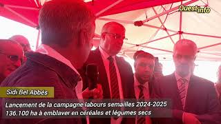 Campagne labours semailles 20242025 136100 ha à emblaver en céréales et légumes secs [upl. by Sibeal]